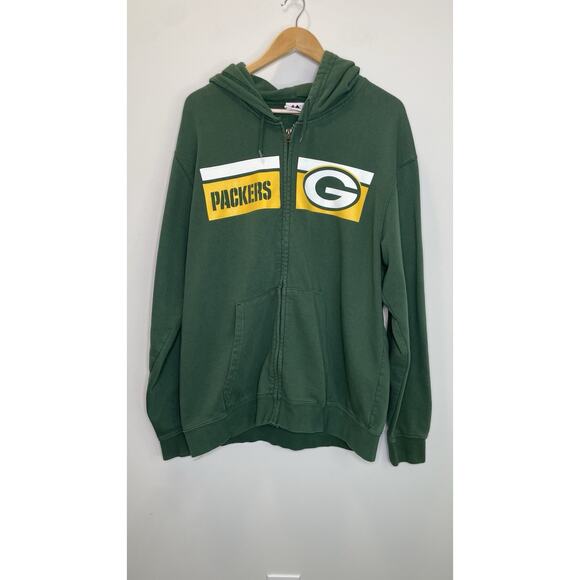 NFL Other - Majestic Green Bay Packers Zip Up Hoodie Green Football Wisconsin NFL Game XL
